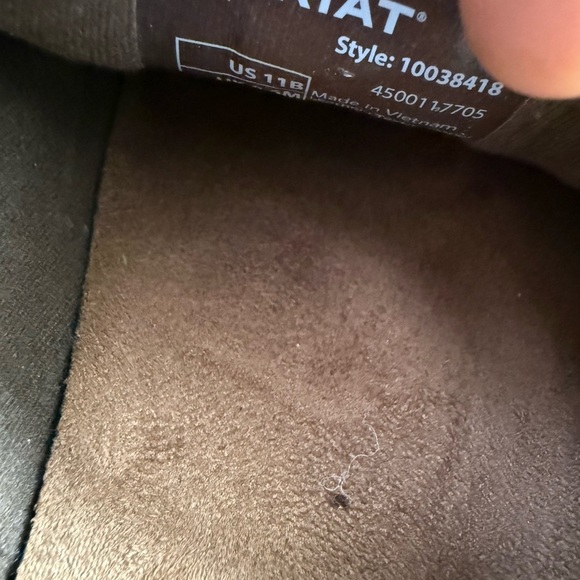 Ariat Brown and Multicolor Buffalo Print Loafers - Picture 8 of 8